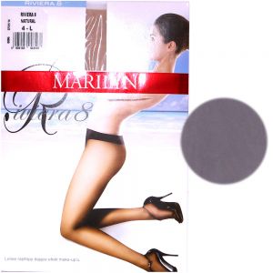 Marilyn Riviera 8 R4 modne rajstopy grey Wyprzedaż